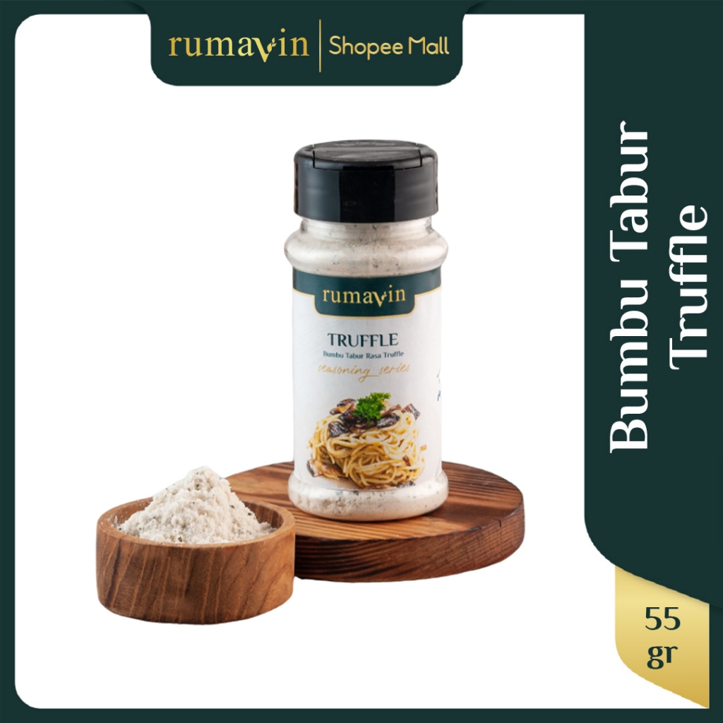 

RUMAVIN - Premium Bumbu Tabur Rasa Truffle Botol 55gr