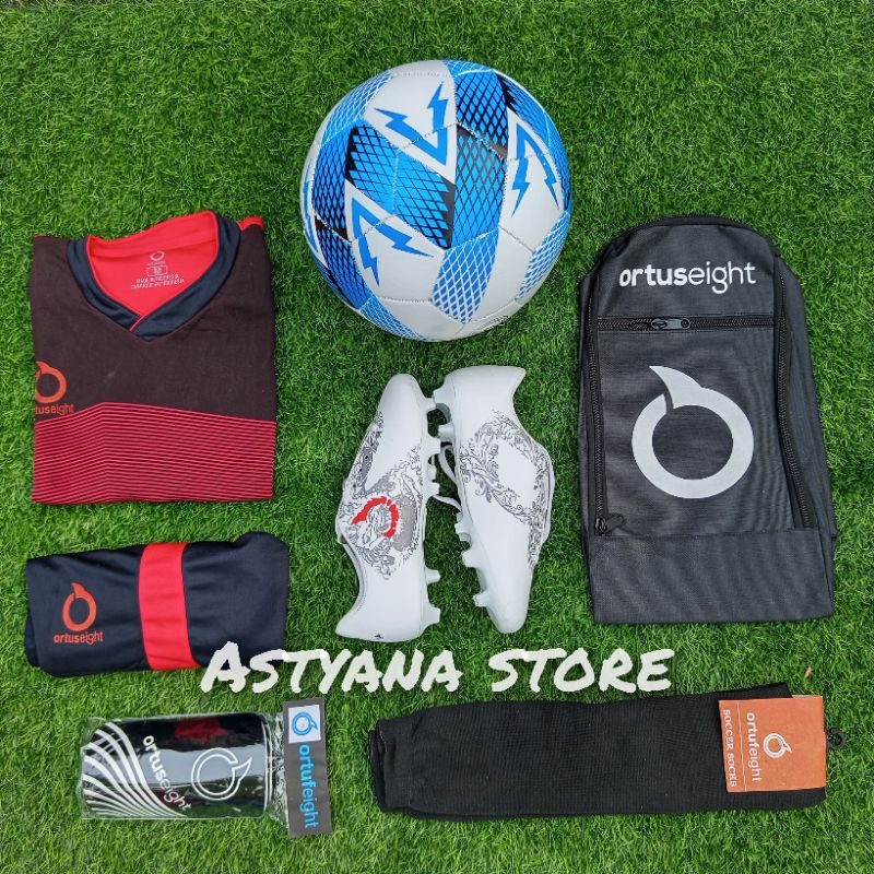 Sepatu Bola Anak Ortus Ryuo, paket komplit 6 sepatu bola anak ortuseigh grade original terbaru terla