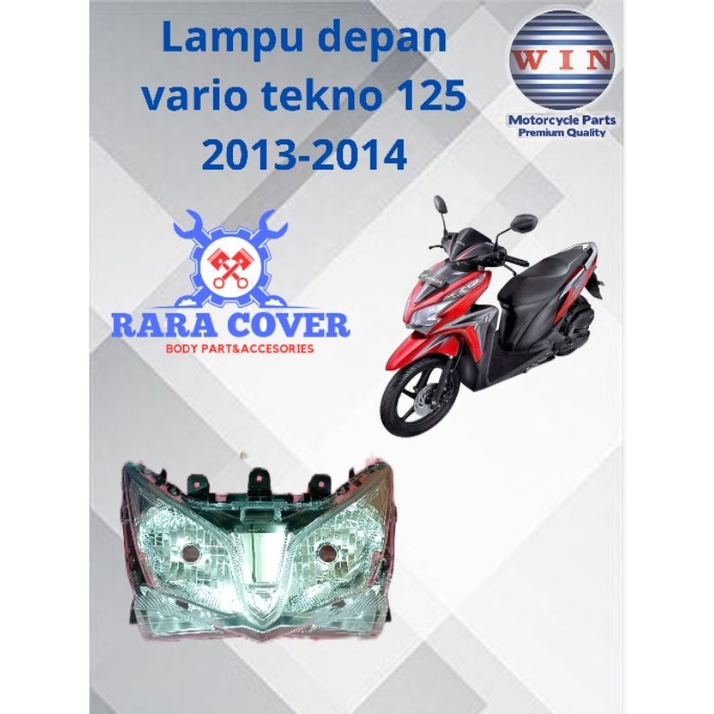 LAMPU DEPAN VARIO TEKNO 125 OLD 2012-2014//REFLEKTOR LAMPU DEPAN VARIO TEKNO 125 OLD 2012-2014