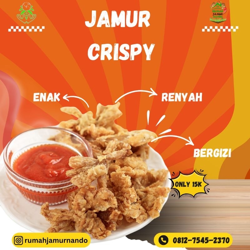 

Jamur Crispy Enak Renyah Bergizi