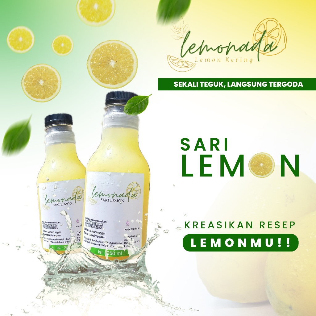 

Sari Lemon Lemonada Lemon California 100% Organik Tanpa Tambahan AIr