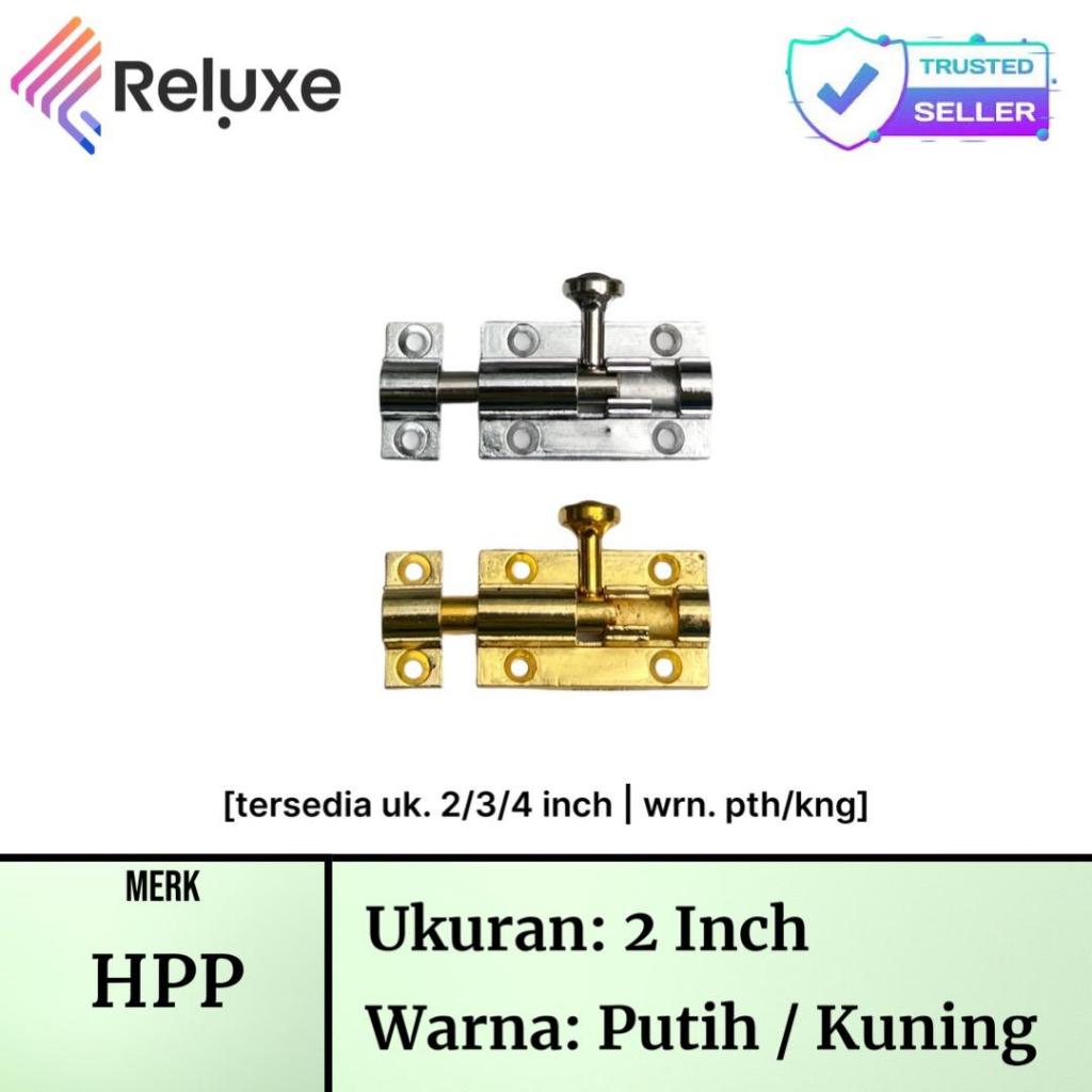 HPP Grendel Babet / Grendel Slot Pintu Jendela Lemari Ukuran 2 Inch