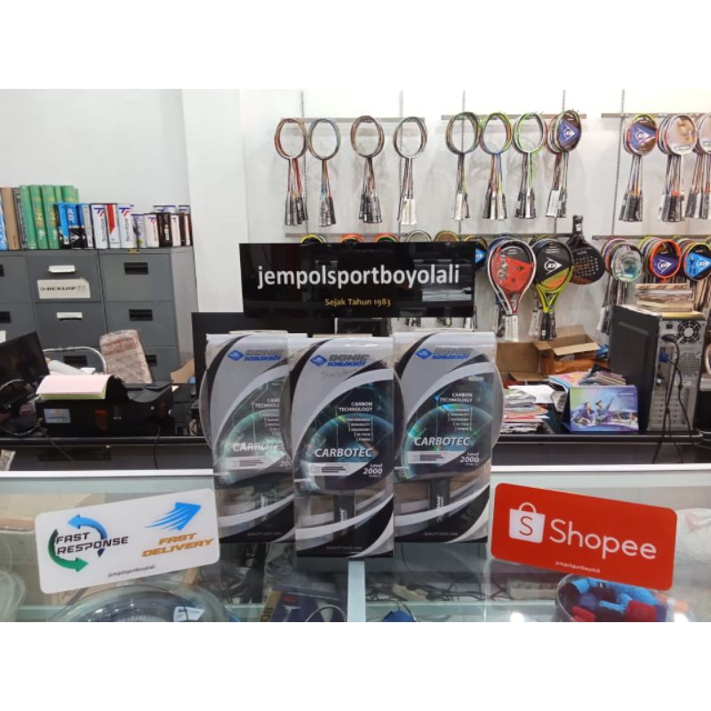 CUCI GUDANG BAD TENIS MEJA DONIC CARBOTEC LEVEL 2000