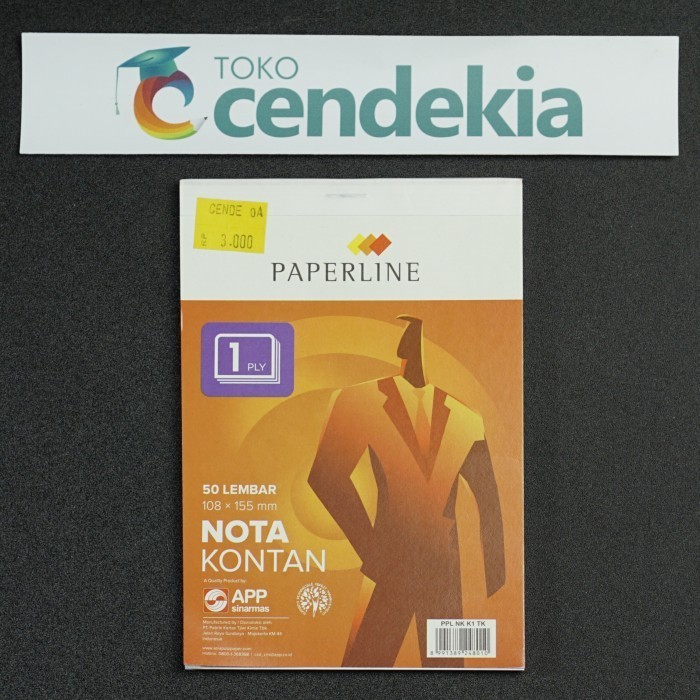 

Nota Kontan PAPERLINE 1 Ply Kecil 1 Rangkap 50 Lembar 108 x 155 mm - 1 pcs