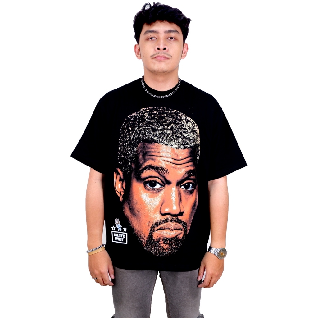 KANYE WEST KAOS OVERSIZE T-SHIRT