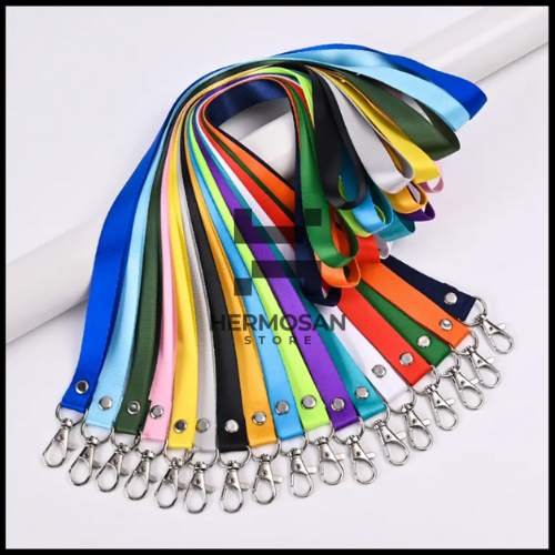 

Lanyard Tali Gantungan Cantelan Cantolan Id Card Name Tag Kartu Identitas Polister Warna Warni Anti Luntur