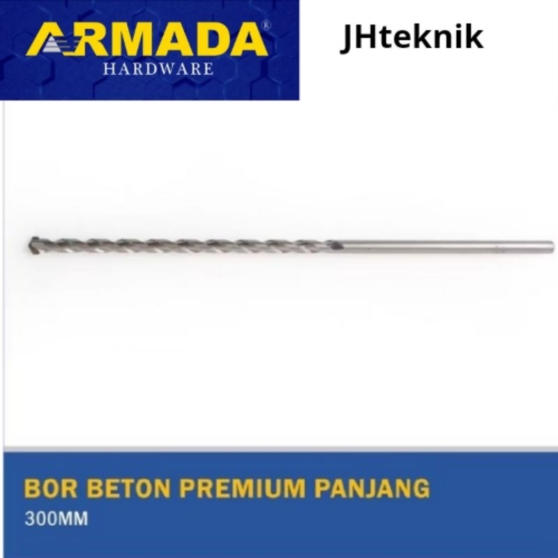 JHTeknik Mata Bor Beton Premium Panjang 30cm 8mm,10mm,13mm ARMADA 100% ORIGINAL