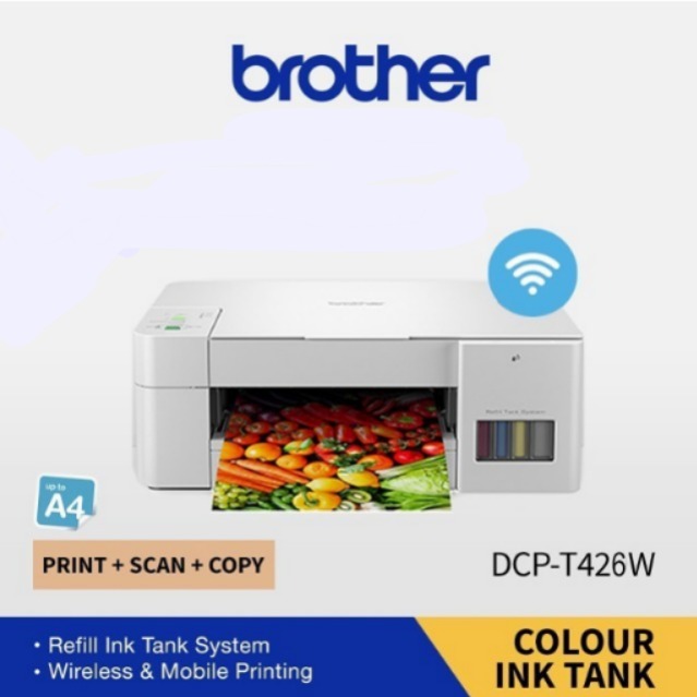 Brother Printer Ink Tank DCP-T426W All In One (Print Scan Copy) Printer T426W