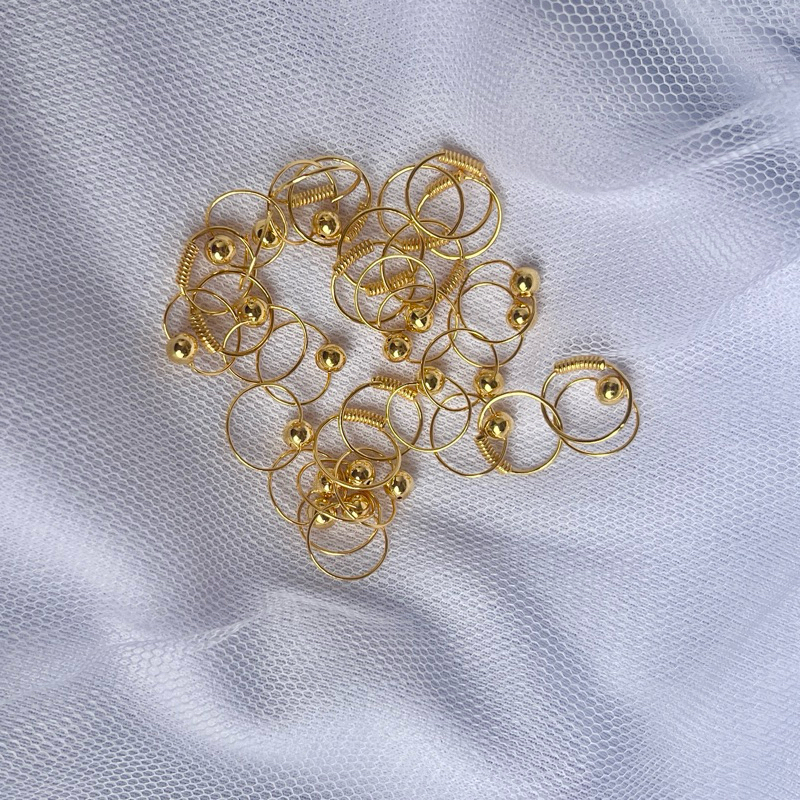 Anting emas asli. anak dan dewasa dengan kadar 700(17karat) dan 875(20karat)