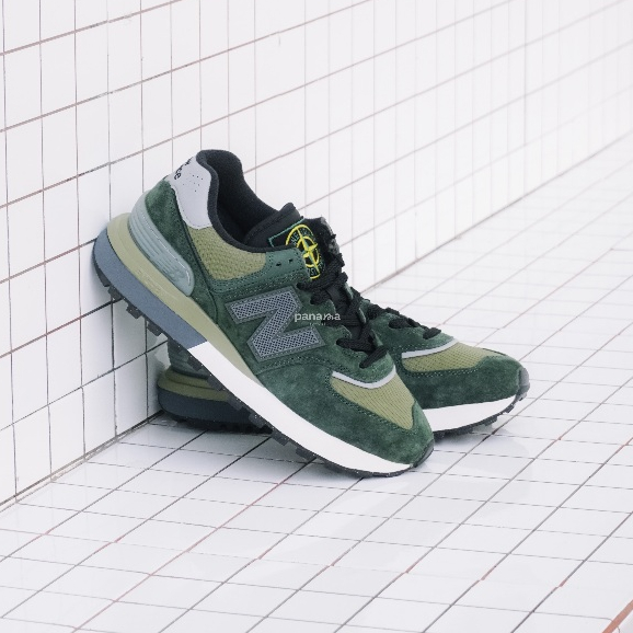 New Balance 574 Legacy x Stone Island Dark Green