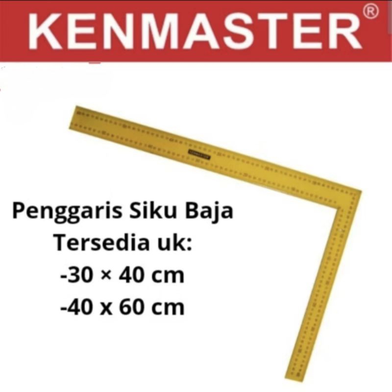 

ALUMAGADA PENGGARIS SIKU BAJA 30X40, 40X60 KENMASTER ASLI