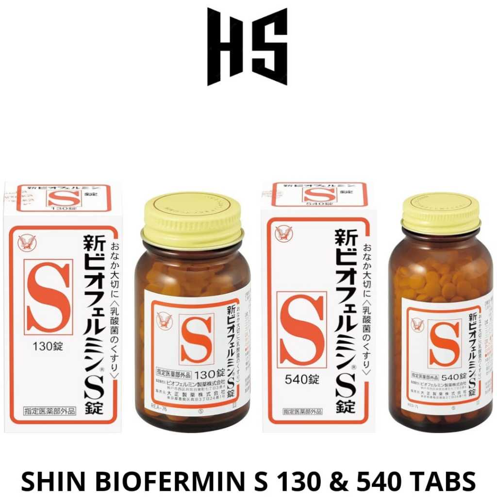 Shin Biofermin S 540 Tablets obat pencernaan original Japan