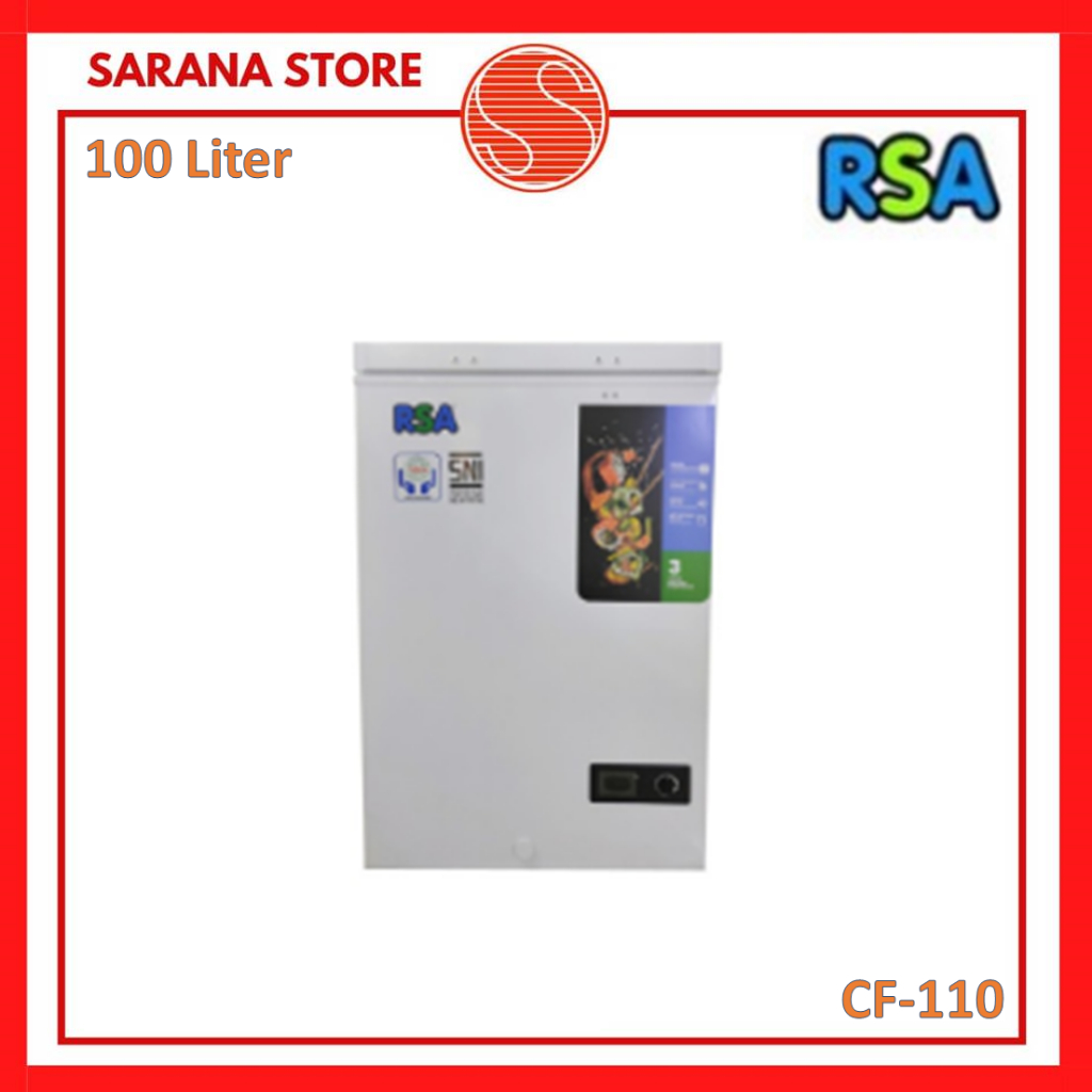RSA Chest Freezer 100 Liter CF-110 CF110 CF 110