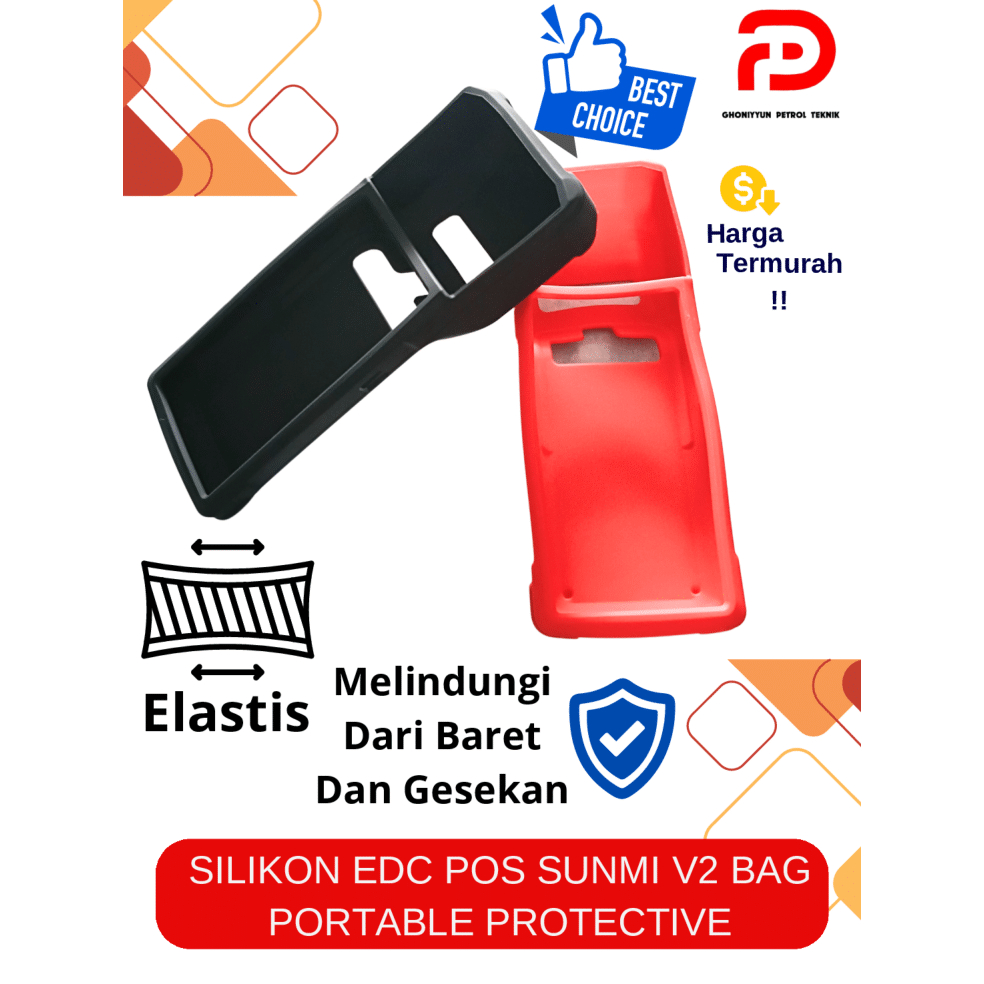 SILIKON EDC POS SUNMI V2 , V2S, V2 PRO - PORTABLE PROTECTIVE