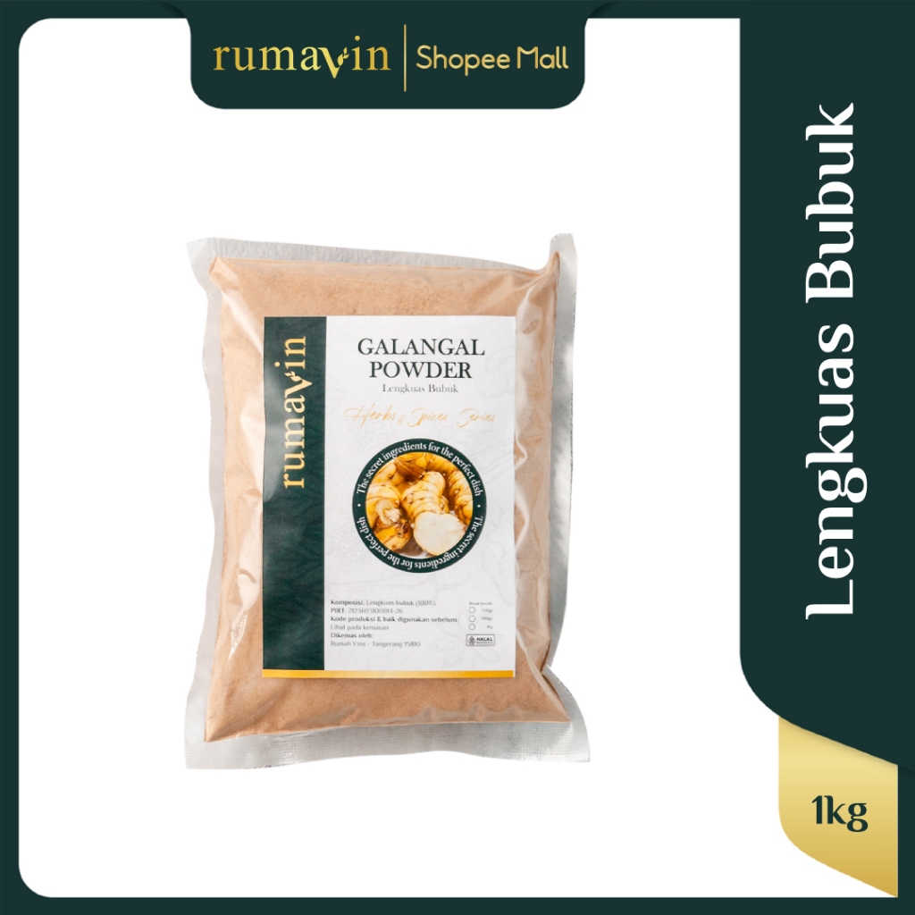 

RUMAVIN - Premium Galangal Powder / Lengkuas Bubuk