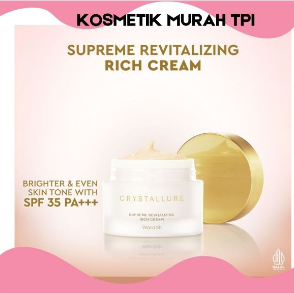 #KOSMETIKMURAHTPI#  Crystallure Supreme Revitalizing Rich Cream #crystallure #richcream #revitalizin