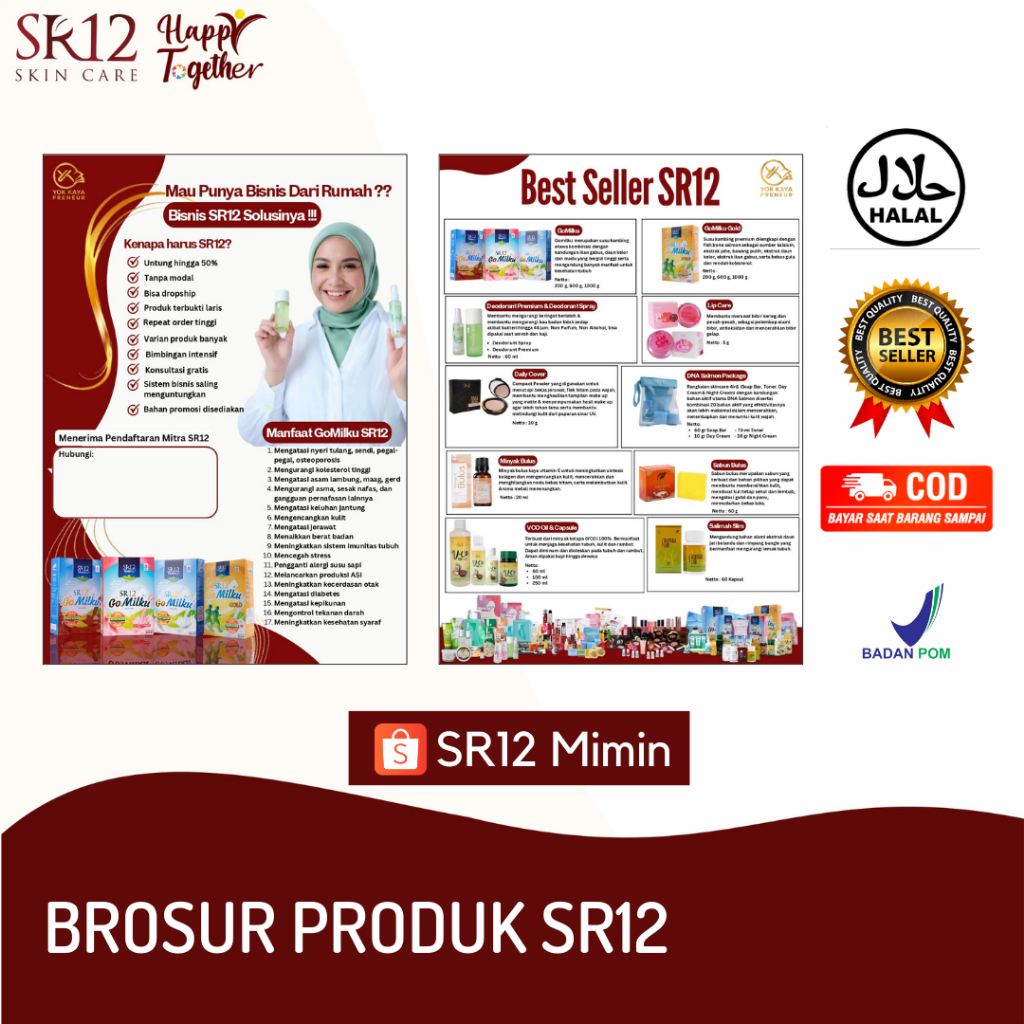 BROSUR GO MILKU SR12 - BROSUR PRODUK SR12 - BROSUR LEMBARAN - BROSUR PRODUK BEST SELLER