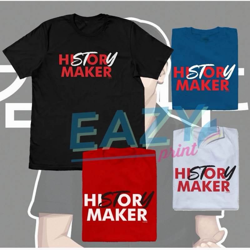 KAOS STY HISTORY MAKER BAJU PELATIH COACH SHIN TAE YONG TIMNAS INDO BOLA SEPAKBOLA SOCCER INDONESIA