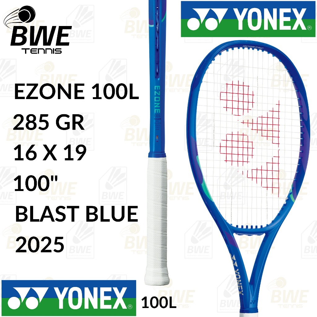 RAKET TENNIS YONEX EZONE 100 (300GR) 100L (285GR) BLAST BLUE 08EZONE 2025 - RAKET TENIS LAPANGAN 100