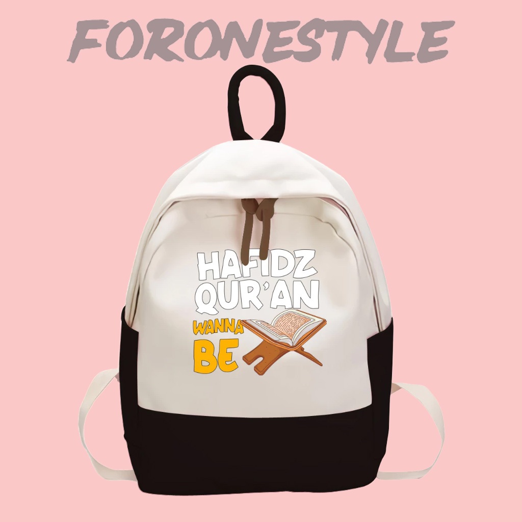 Tas Ransel Hafiz Qur'an Wanna Be - Ransel Anak Motif Hafiz Qur'an Wanna Be - Tas anak Hafiz Qur'an