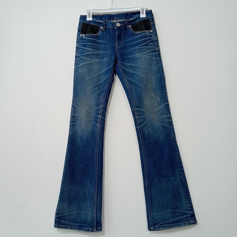 LYNT FASHION CELANA JEANS PANJANG CUTBRAY WANITA || CELANA LEVIS PANJANG CUTBRAY || JEANS FIT AND FL