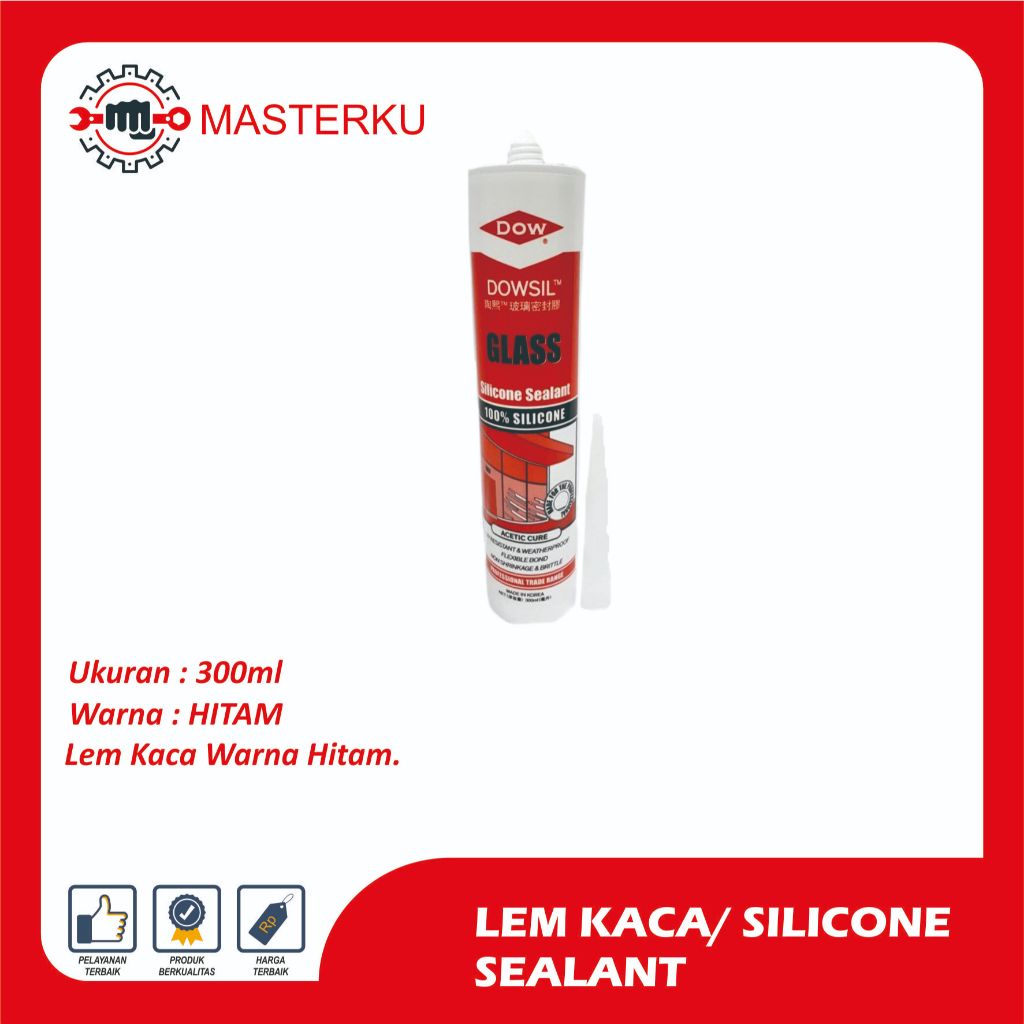 Lem Dowsill / Lem Kaca Sealant/Lem Aquarium / DOWSIL GLASS 100%