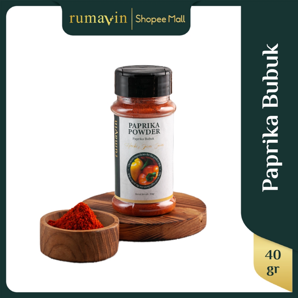 

RUMAVIN Surabaya - Paprika Bubuk Botol 40gr