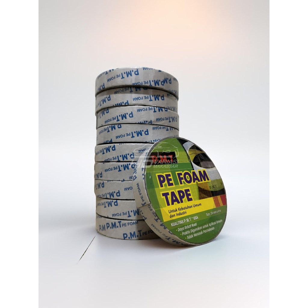 Double Tape PE Foam 20mm x 4meter PMT Kualitas 3M Original / Double Tape PE Foam Variasi Mobil