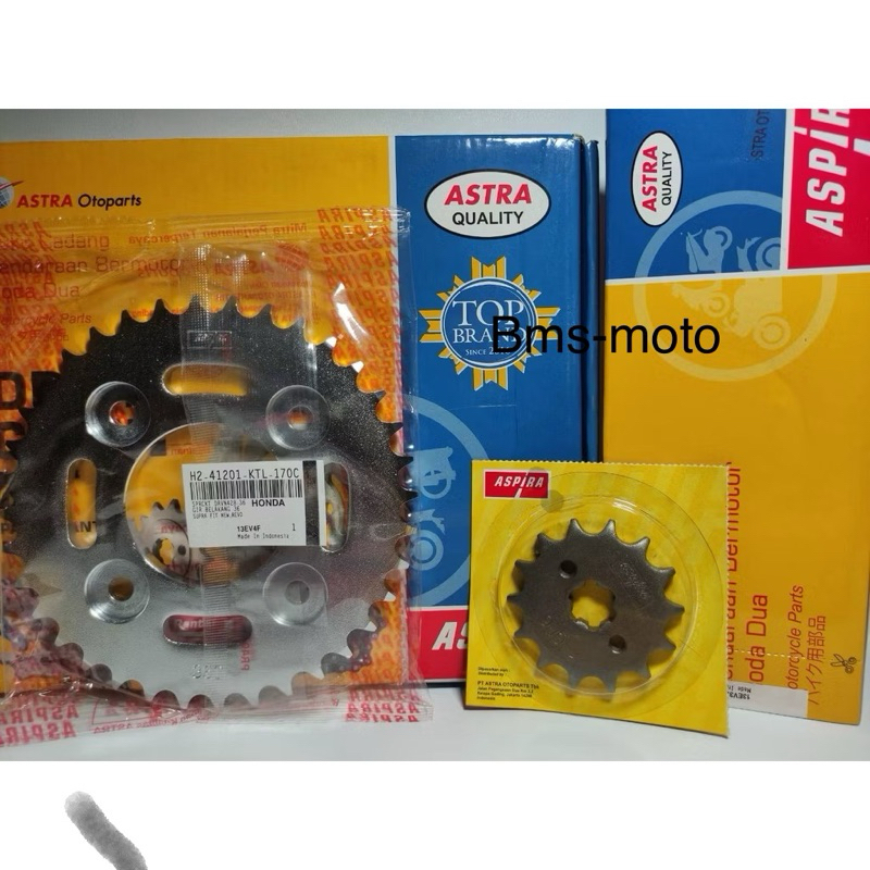 GEARSET GIR GEAR SET ASPIRA SUPRA FIT NEW, REVO GEAR 40- KTL