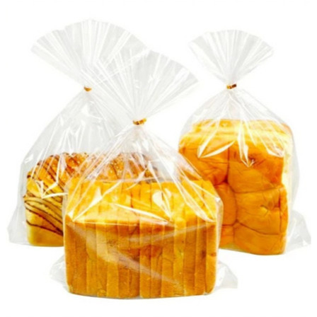 Plastik Opp Roti Tawar Besar  dan roti kecil (100pcs)  Plastik Roti Tawar / Plastik Roti (opp tawar 