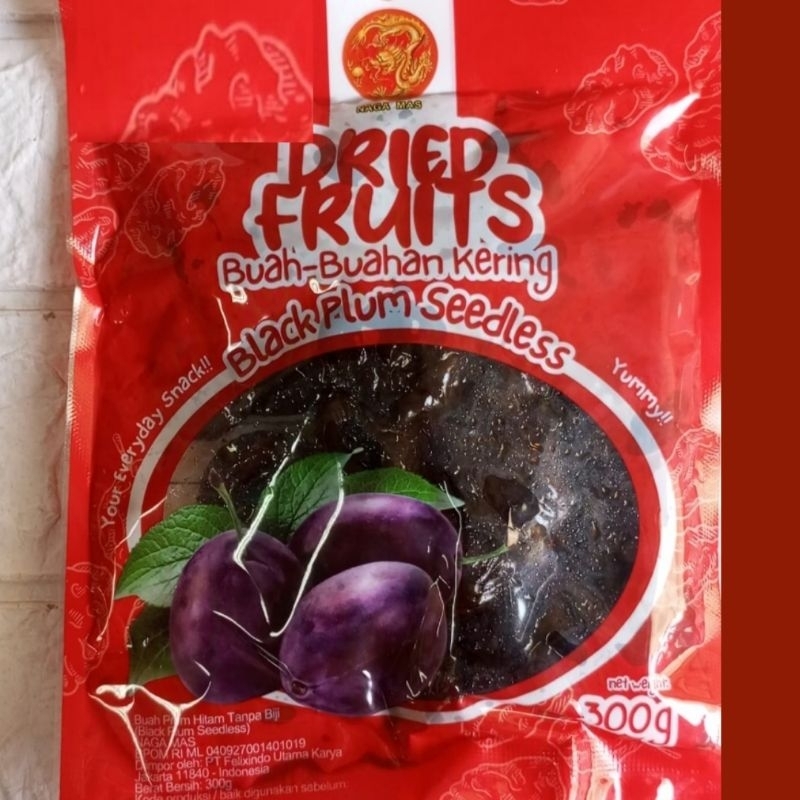 

MANISAN BUAH KERING IMLEK SINCIA BLACK PLUM TANPA BIJI 300GR