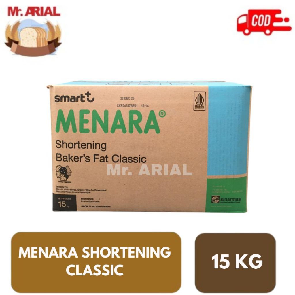 

MENARA SHORTENING BAKERS FAT CLASSIC @15 KG