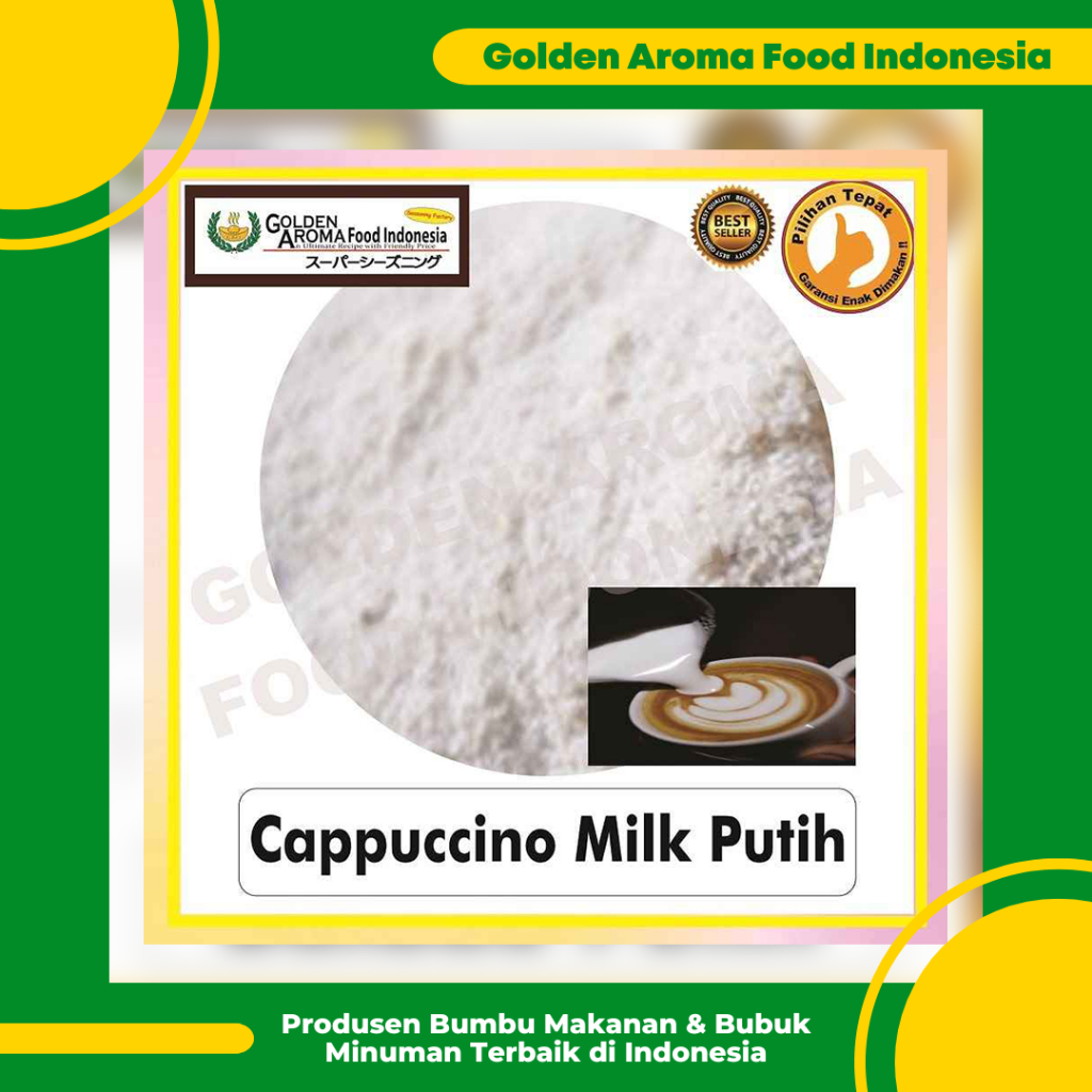 

Bumbu Tabur Rasa Capucino Milk Putih 1 kg l Bubuk Tabur Cappucino Cincau 1kg Capcin Murah Enak GAFI