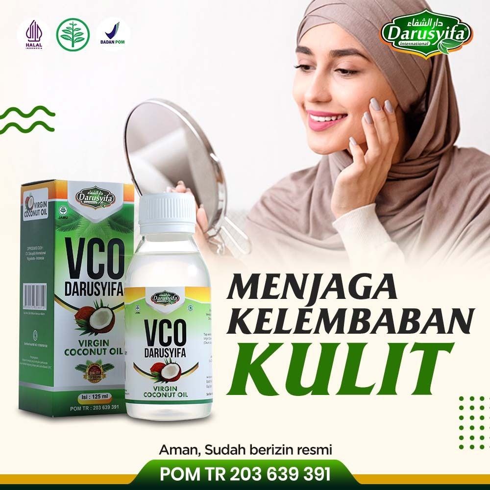 VCO Darusyifa Virgin Coconut Oil 125 ml | VCO Darusyifa Minyak Kelapa Murni