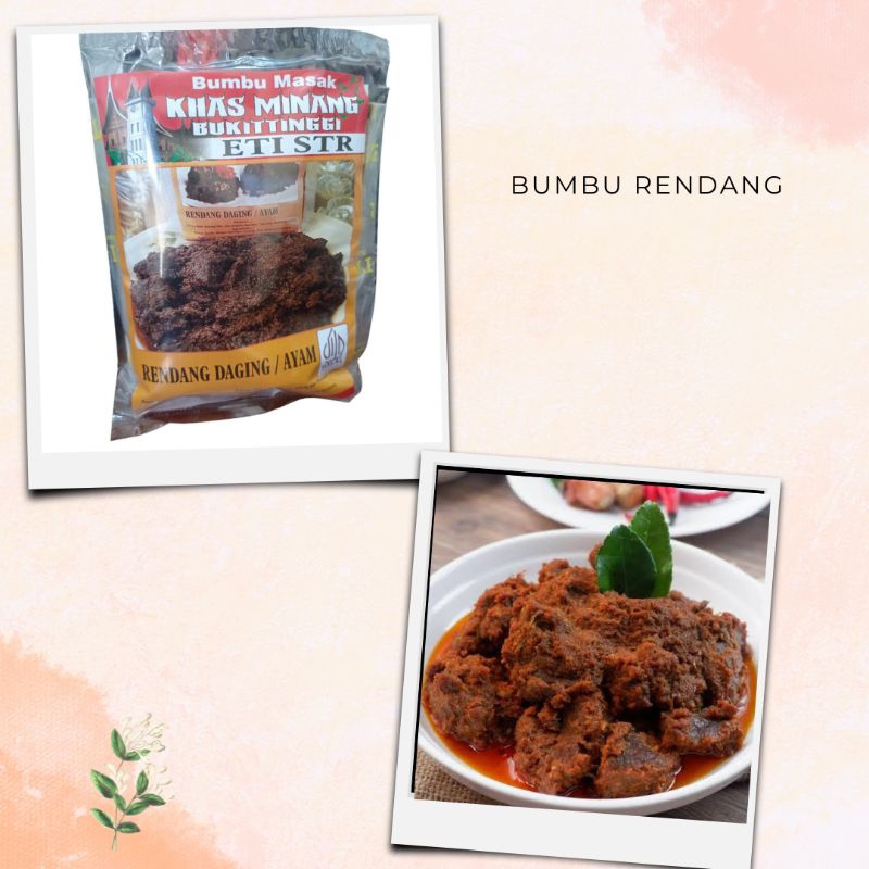 

bumbu rendang khas bukittinggi/bumbu rendang minang/bumbu rendang daging/rendang ayam