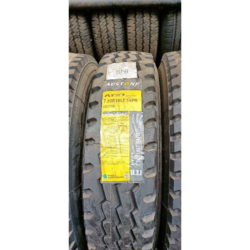 Ban luar kawat Austone 750-16 ragi cacing/halus