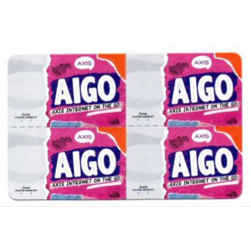 Voucher Axis 4in1 Kosong Aigo / Zero / bahan Injek exp 1 Agustus 2026 Harga Per 1 Serial Number