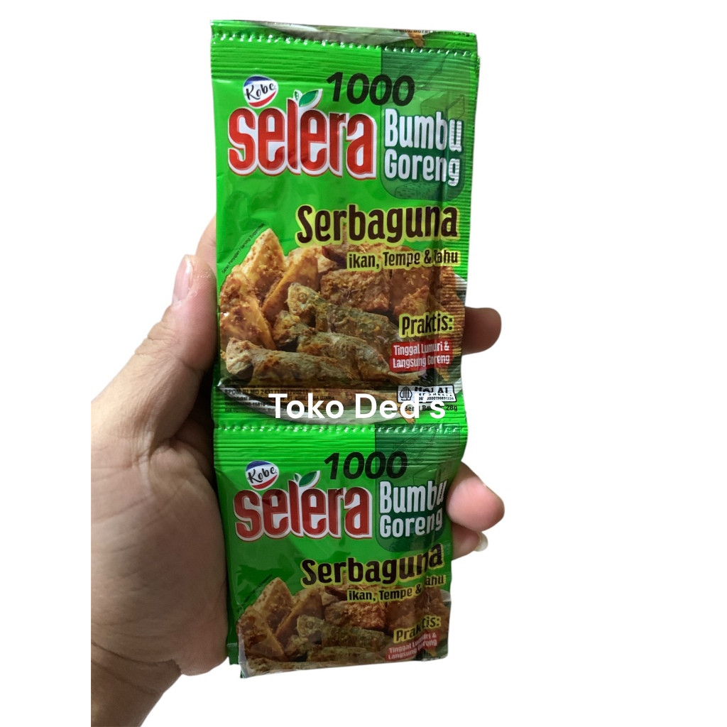 

kobe selera BUMBU GORENG SERBAGUNA 1renceng 10sachet