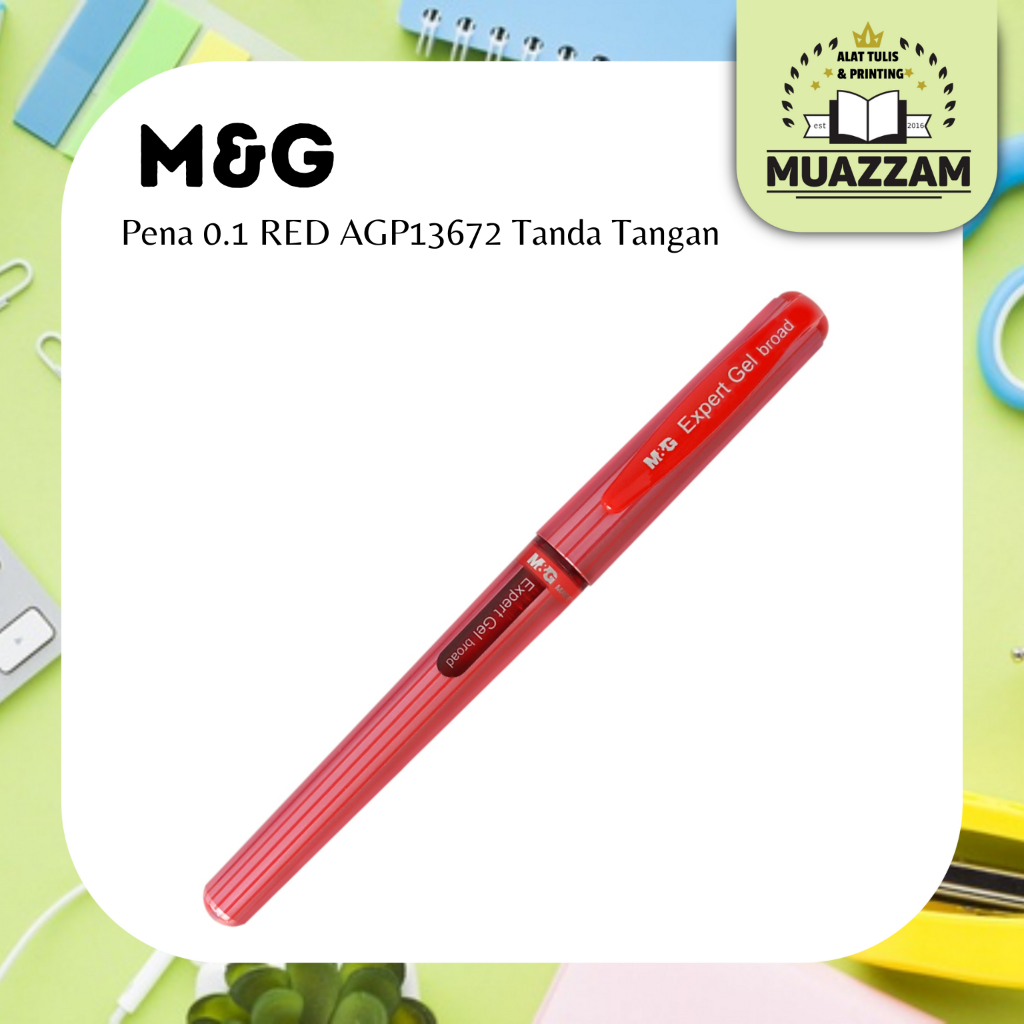 

M&G Pena 0.1 Red AGP13672 Pena Tanda Tangan
