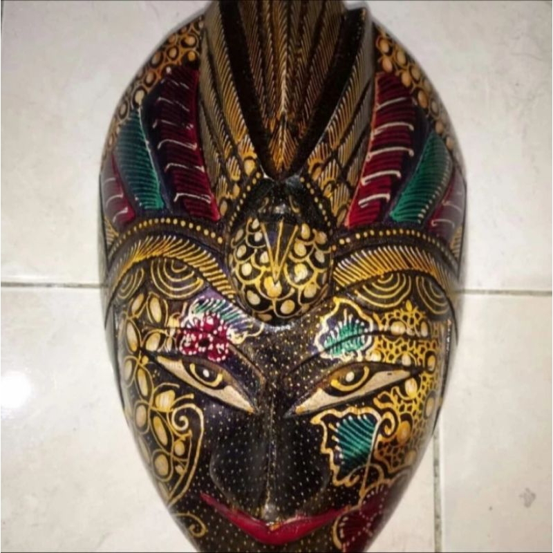 SEPASANG TOPENG KAYU RAMA SHINTA JUMBO