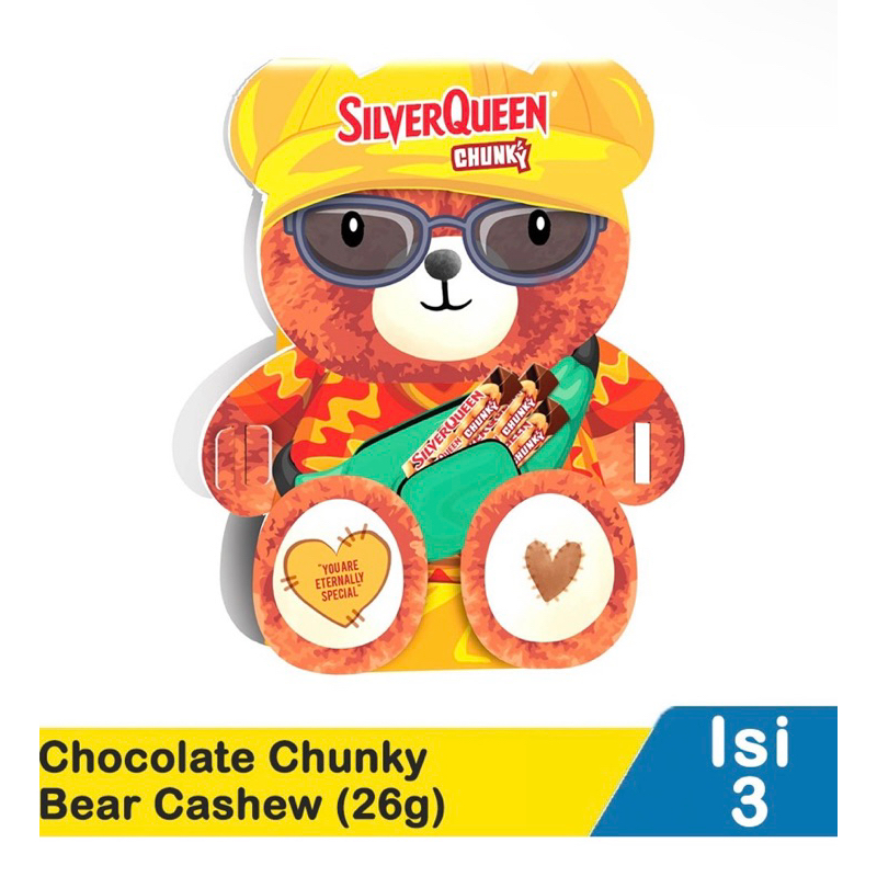 

silverqueen bear valentine 3x30g