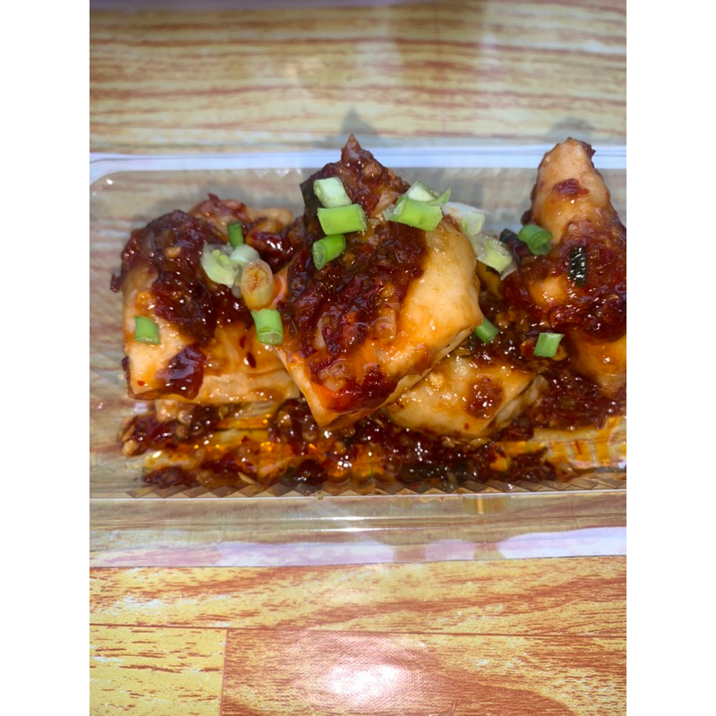 

pangsit Chili oil