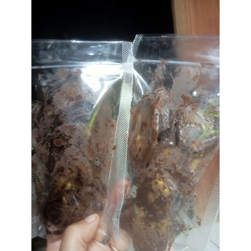 

keripik pisang coklat lumer