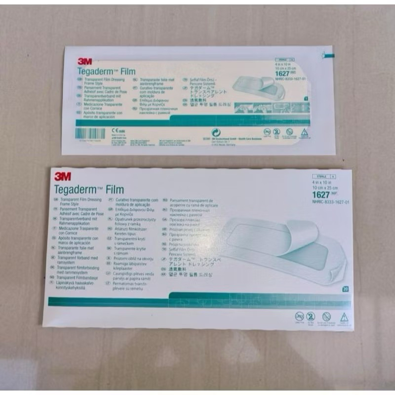 3M Tegaderm Film Transparent 1627 mm x 25 cm isi 20 lembar