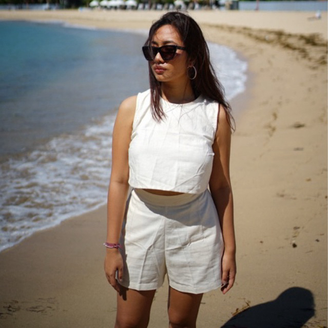 Beth set • One set wanita • Bahan Linen