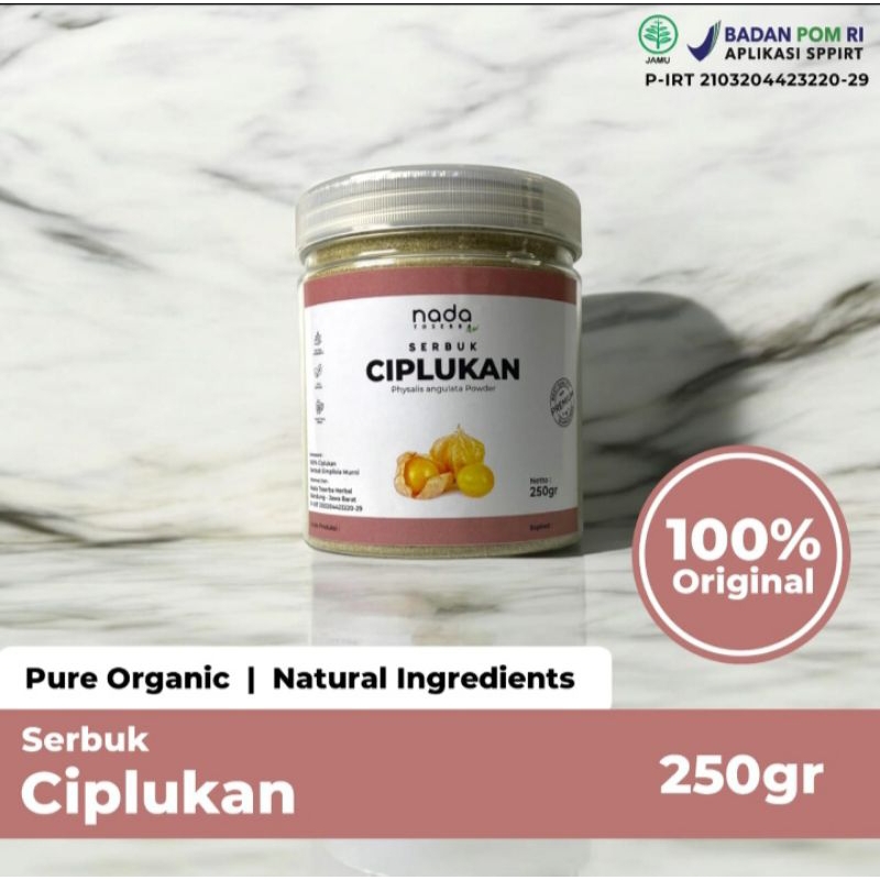 

CIPLUKAN Bubuk Serbuk Premium | Herbal Ginjal Dan Darah Tinggi | Physalis Angulata Powder | 50gr, 100gr & 250gr