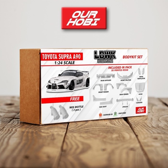 Body Kit Transkit Model Kit Tamiya Aoshima Fujimi Revell Toyota GR Supra Pandem 1/24 RC Drift