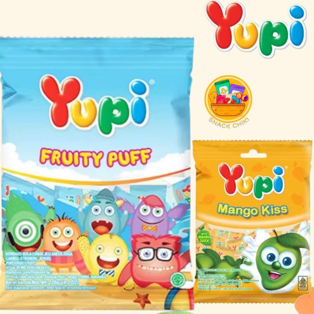 

YUPI SAC FRUITY PUFF & MANGO KISS 1 PAC 120g