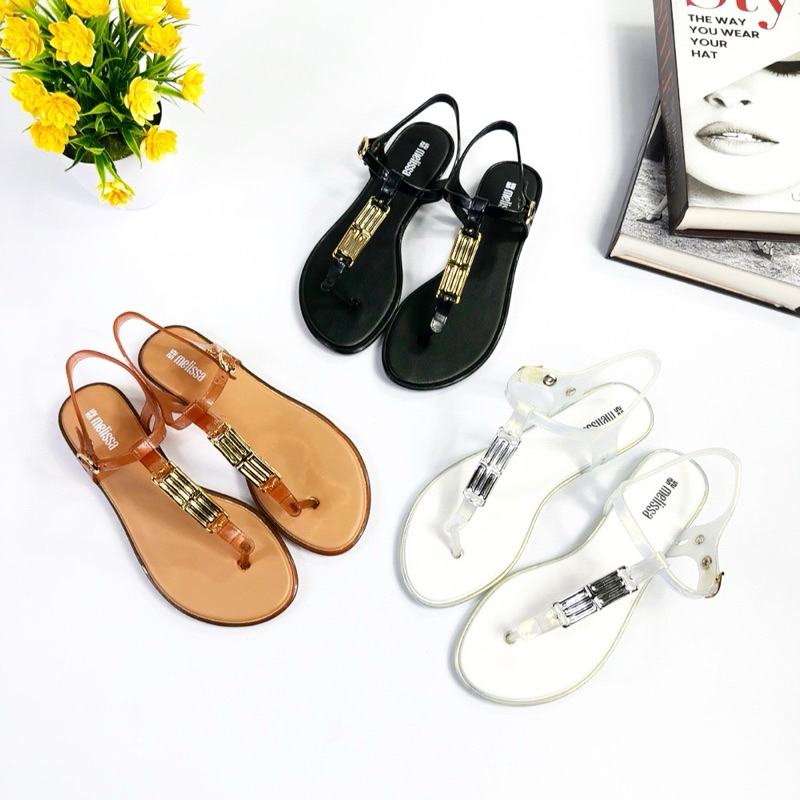 Sandal Teplek Wanita Tali Belakang Melissa Q1