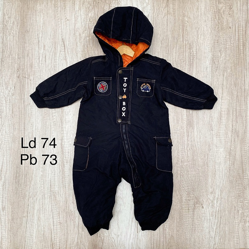 jp jumpsuit anak tebal winter bulang preloved